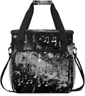 Beat Notes Coffee Maker Carrying Bag Active Music Symbol Travel Storage Bag Compatible with K-Mini or K-Mini Plus Single Serve Coffee Brewer Carrying Case with Multiple Pockets &amp Shoulder Strap