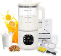 8 in 1 Nut Milk Maker Blender With 20 Bladers40oz Soy Almond Oat Coconut Plant Based and Non Dairy Beverages Automatic Soybean Machine With Delay Start/Keep Warm/Boil Water/Auto-clean