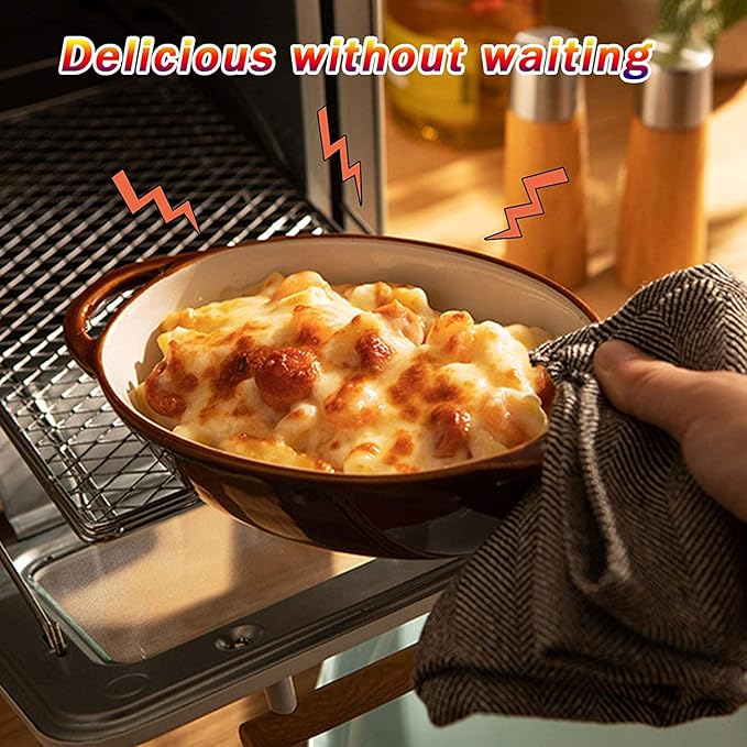 Mini Breakfast Bread Oven Roast Defrost &amp Dehydrator Functions Includes Accessory Recipes BPA Free Healthy CookingWhite