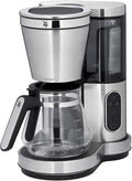 WMF Lumero Filter Coffee Machine Electric Coffee Pot with Glass Carafe Filter Coffee 10 Cups Timer Function Heating Plate Removable Water Tank Auto Shut-Off 1000W