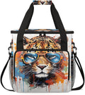 Glassed Tiger Coffee Maker Carrying Bag Portable Travel Storage Tote Bag Compatible with K-Mini or K-Mini Plus Single Serve Coffee Brewer Carrying Case with Multiple Pockets &amp Shoulder Strap