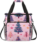 Fantastic Xmas Tree Coffee Maker Carrying Bag Portable Travel Storage Tote Bag Compatible with K-Mini or K-Mini Plus Single Serve Coffee Brewer Carrying Case with Multiple Pockets &amp Shoulder Str