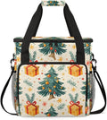 Christmas Festivals Coffee Maker Carrying Bag Dreamy Tree Travel Storage Bag Compatible with K-Mini or K-Mini Plus Single Serve Coffee Brewer Carrying Case with Multiple Pockets &amp Shoulder Strap