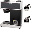 Bunn-O-Matic Pour-O-Matic Model VPR Coffee Brewer 14.4liters Stainless Steel/Black