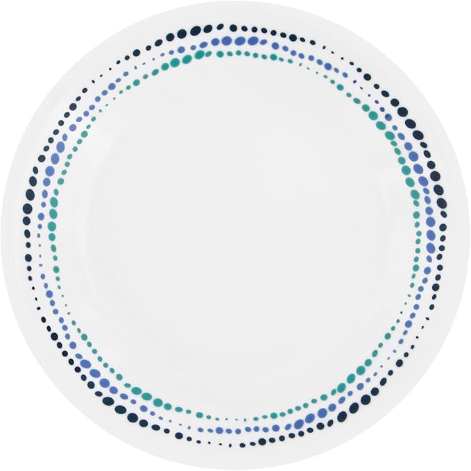 Corelle Ocean Blues Chip and Break Resistant Dinner Set for 4 Person Blue 12-Piece