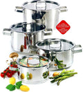 Küchenprofi San Remo Saucepan Set 18/8 Stainless Steel