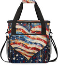 Passion &amp Patriotism 4th of July Coffee Maker Carrying Bag Travel Storage Bag Compatible with K-Mini or K-Mini Plus Single Serve Coffee Brewer Carrying Case with Multiple Pockets &amp Shoulder