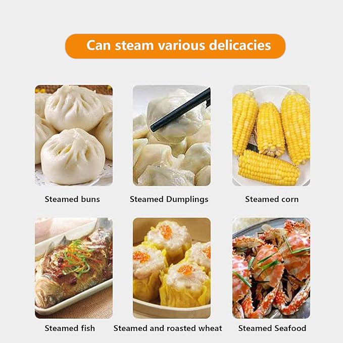Cantonese Rice Noodle Rolls Machine Double Layer Steam Furnace Machine Stainless-Steel Rice Roll Steamer Cooking Chinese Cuisine Recipes Cookware