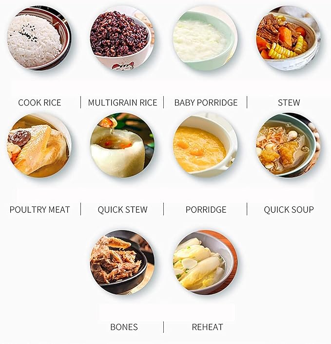 Low-Sugar Rice Cooker Household Multi-Function Rice Cooker Thicken Non-Stick Liner Rice Soup Separated for 1-6 People