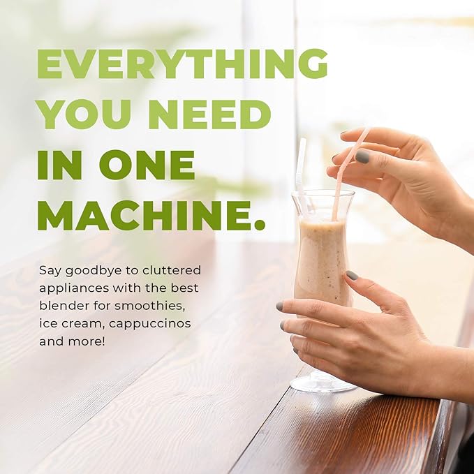 Cleanblend Commercial Blender with 5-Year Full Warranty - 1800W 3HP 64oz High-Performance Professional Countertop Blender with Stainless Steel Blades