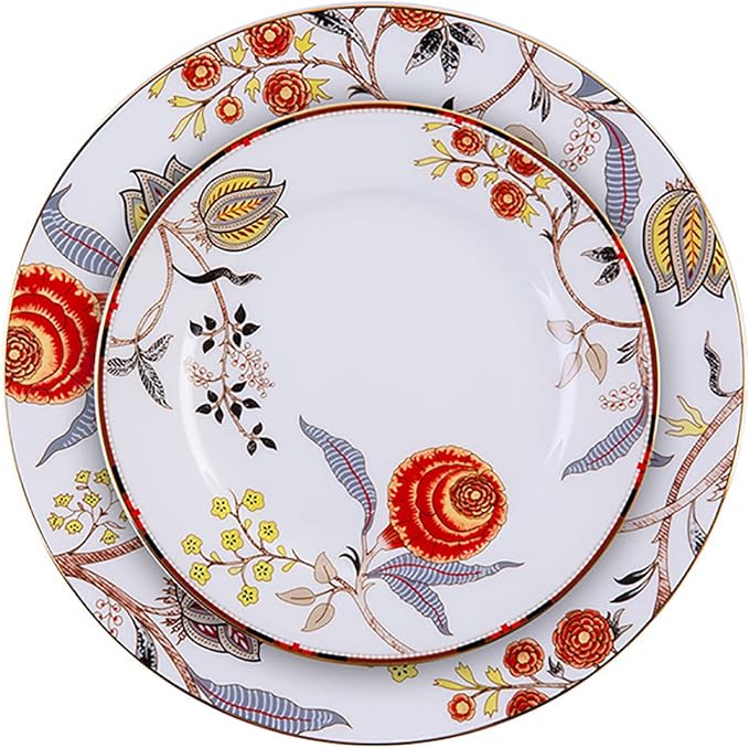 Plate and bowl sets plates dinnerware sets dinner plates kitchen bone china dinnerware set dinnerware set10.5 inch dinner plate and 8 inch dinner plate