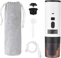 ZJchao Portable Coffee Maker Automatic 15Bar Espresso Machine with Digital Display Compact Electric Coffee Brewer for Travel Camping Office Use