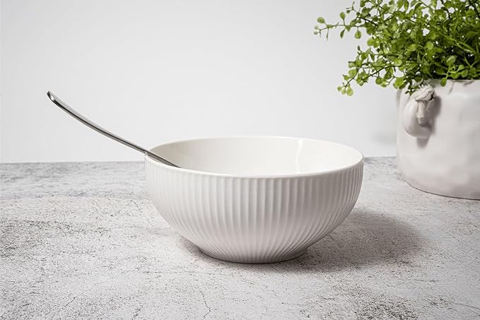 New Bone China 12 Piece Dinnerware Set Santorini Collection (Sun) White Daily Use China Embossed Tableware Service for 4