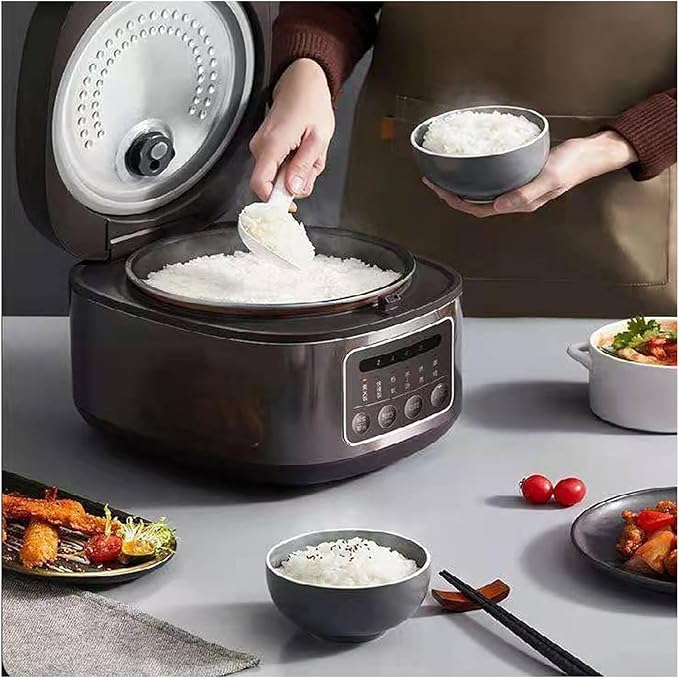 Mini Rice Cooker Commercial Rice Cooker 4L Portable Rice Cooker Cook Rice &amp Steam Vegetables For Rice Porridge Soup