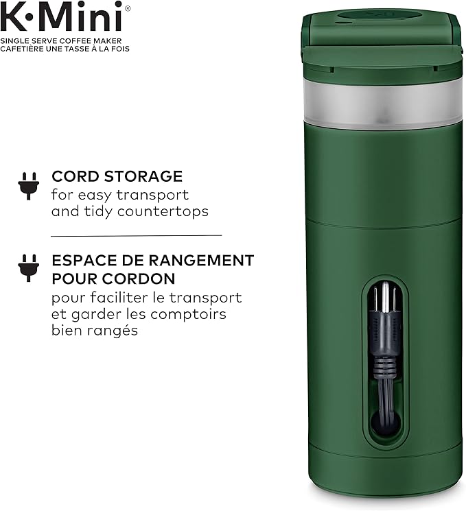 Keurig K-Mini Single Serve K-Cup Pod Coffee Maker Featuring An Ultra-sleek Design Evergreen