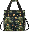 Magical Tree Xmas Coffee Maker Carrying Bag Portable Travel Storage Tote Bag Compatible with K-Mini or K-Mini Plus Single Serve Coffee Brewer Carrying Case with Multiple Pockets &amp Shoulder Strap