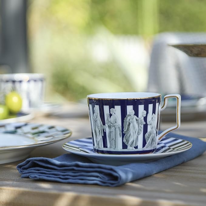 European Style Dinnerware Set Service for 6 Bone China Dinnerware Sets Unbreakable Porcelain Dinner Sets Coffee Cup and Saucer Tableware Set Steak Dinner Plates Dish Set tulip