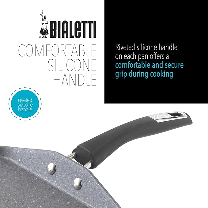 Bialetti Impact Non-Stick 10 in. Square Griddle Gray