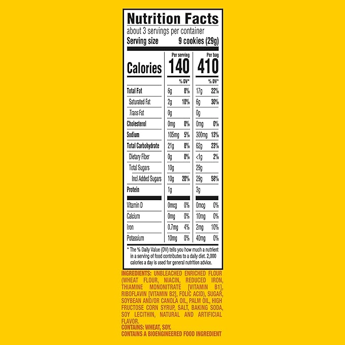OREO Minis Golden Sandwich Cookies 12 - 3 oz Bags