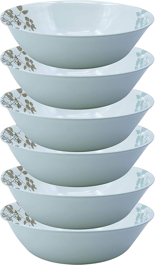 UNIWARE BPA-Free Dishwasher Safe Eco Friendly 100% Melamine Dinnerware Set of 6 Best for Indoor and Outdoor Party (7.5 Soup Bowl)