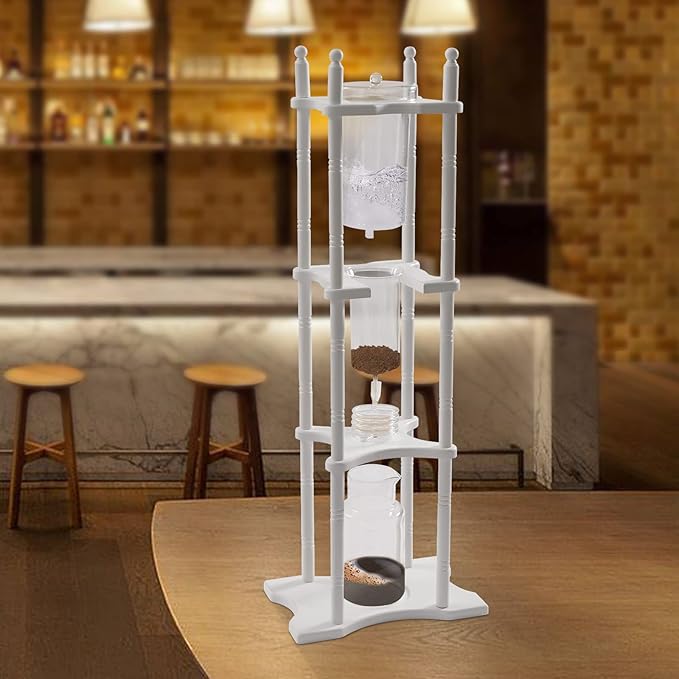Cold Brew Coffee Maker Borosilicate Glass Cold Drip Coffee Maker Adjustable Drip Speed 2500ml 25 Cup Iced Tea Maker
