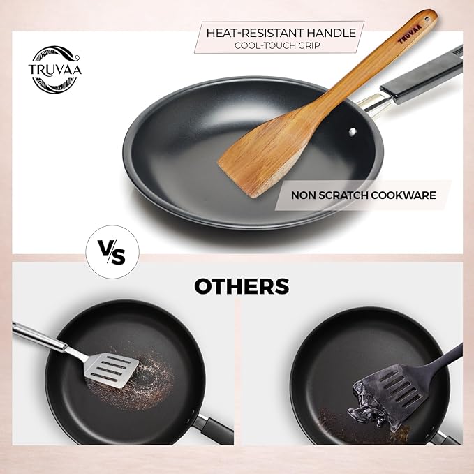 Wooden Spoons for Cooking – 10 Piece Teak Wood Cooking Utensils Set Wooden Spatula &amp Spoon Set for Nonstick Cookware Natural Heat Resistant Kitchen Tools with Gift Box