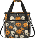 Halloween Pumpkin Coffee Maker Carrying Bag Retro Pumpkin Travel Storage Bag Compatible with K-Mini or K-Mini Plus Single Serve Coffee Brewer Carrying Case with Multiple Pockets &amp Shoulder Strap