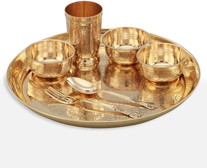 Brass Dinner Set (Apple Khomcha)