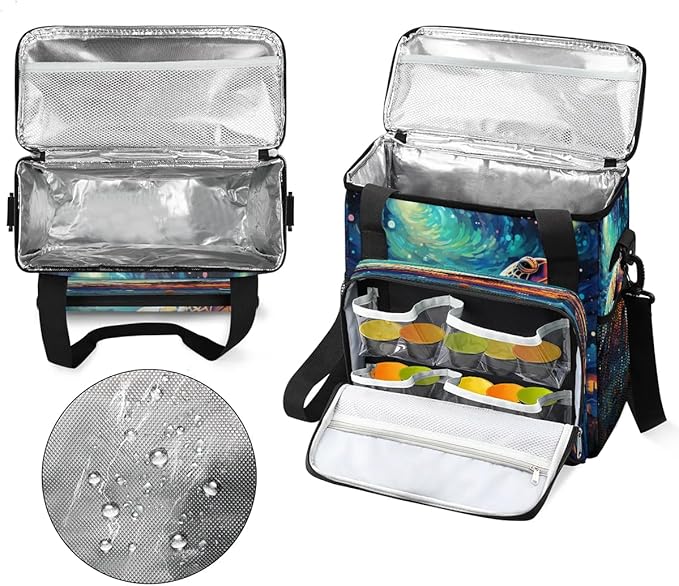 Starry Night Turtle Coffee Maker Carrying Bag for Keurig K-Mini or K-Mini Plus Storage Portable Coffee Maker Travel Bag