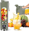 Portable Blender Personal Electric USB 500ML Portable juicer Shakes and Smoothies Blender Small Blenders Mixing Compact Convenient and Versatile Green
