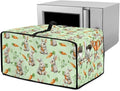 Bunny Carrot Print Toaster Oven Air Fryer Cover Heavy Duty Bread Maker Machine Covers with Accessory Pockets Kitchen Accessories M