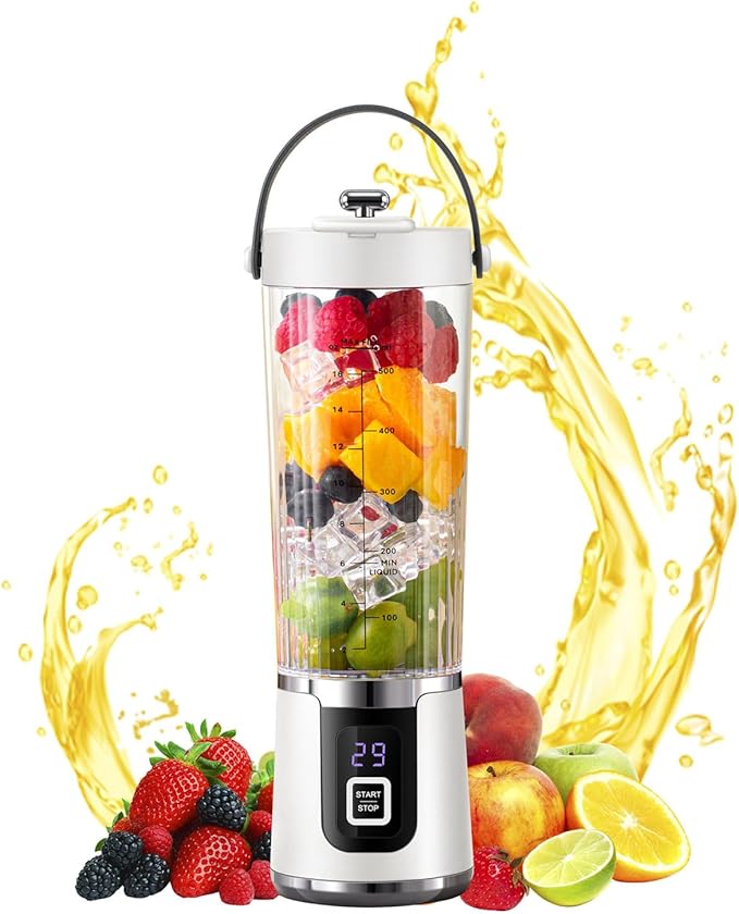 200W Portable Blending Machine Rechargeable Machine Cup Juicer Fruit Mixer 600ml Juicer Maker Multifunctional Smoothie Maker