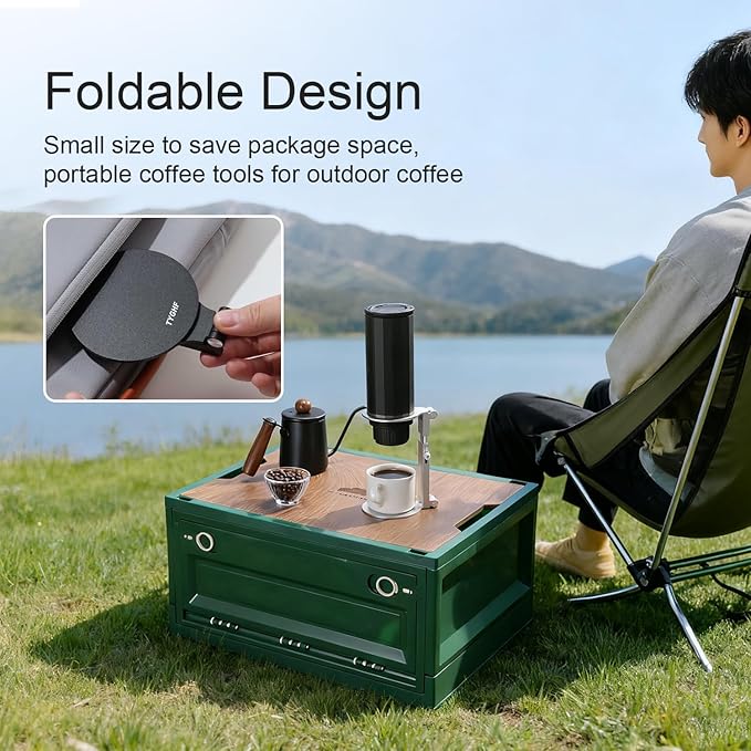 Pour Over Coffee Maker StandAdjustable &amp Foldable Portable Electric Espresso Machine StandHolder for Coffee GrinderUniversal DripperV60 DripperTravel Coffee MakerCoffee Press Sliver