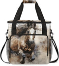 Running Horse Coffee Maker Carrying Bag Portable Travel Storage Tote Bag Compatible with K-Mini or K-Mini Plus Single Serve Coffee Brewer Carrying Case with Multiple Pockets &amp Shoulder Strap