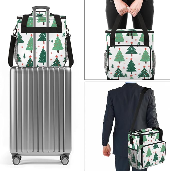 Gothic Tree Coffee Maker Carrying Bag Portable Travel Storage Tote Bag Compatible with K-Mini or K-Mini Plus Single Serve Coffee Brewer Carrying Case with Multiple Pockets &amp Shoulder Strap