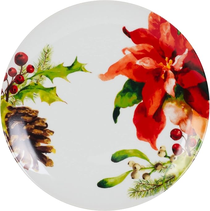 Fitz &amp Floyd Fitz and Floyd Holiday Home 32-Piece Dinnerware Set Assorted