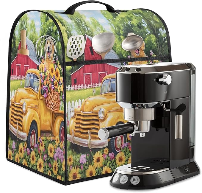 cfpolar Kitchen Aid Mixer Cover Compatible with 6-8 Quarts Animal Dog Flower Farm Stand Mixer Cover Kitchen Aid Mixers Accessories Appliance Organizer Bag Dust Covers with Zipper Pocket