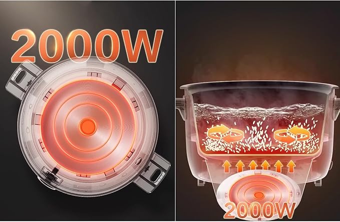 Rice Cookers Commercial Rice Cooker 13L Large Capacity Non-Stick Coated Old Style Large Rice Cooker Smart Multifunction Rice Maker