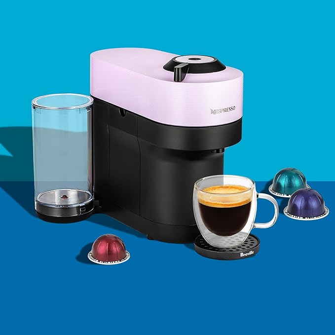 Nespresso Vertuo Pop+ Coffee and Espresso Maker by Breville Lilac
