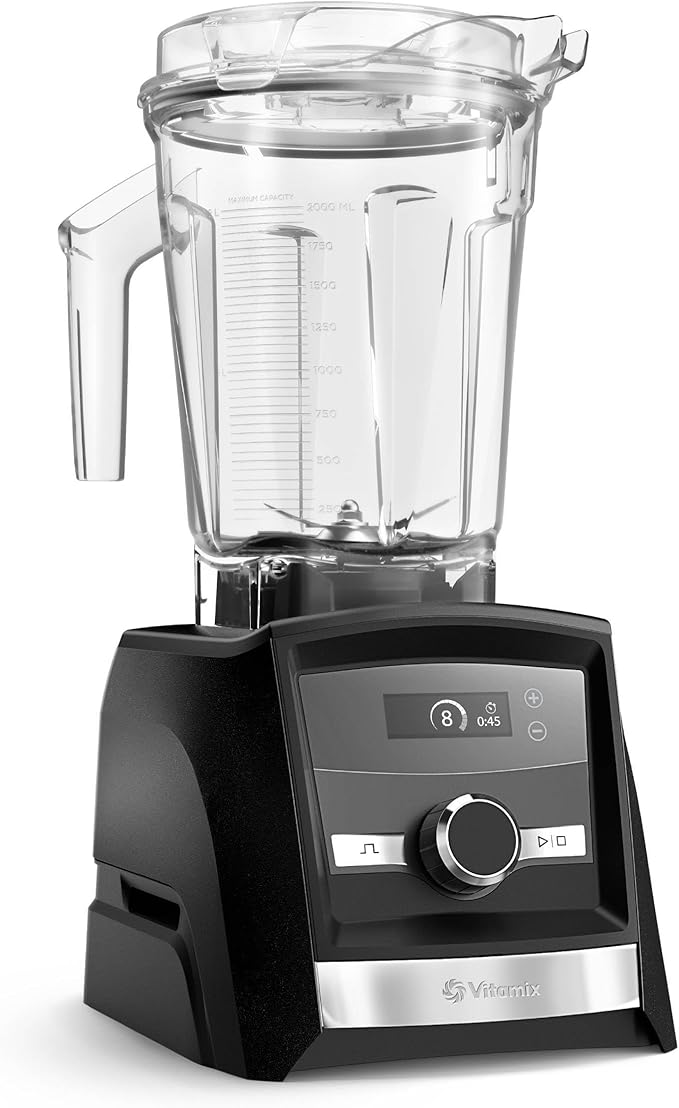 Vitamix A3300 Ascent Series Smart Blender Professional-Grade 64 oz. Low-Profile Container Black Diamond (Renewed)