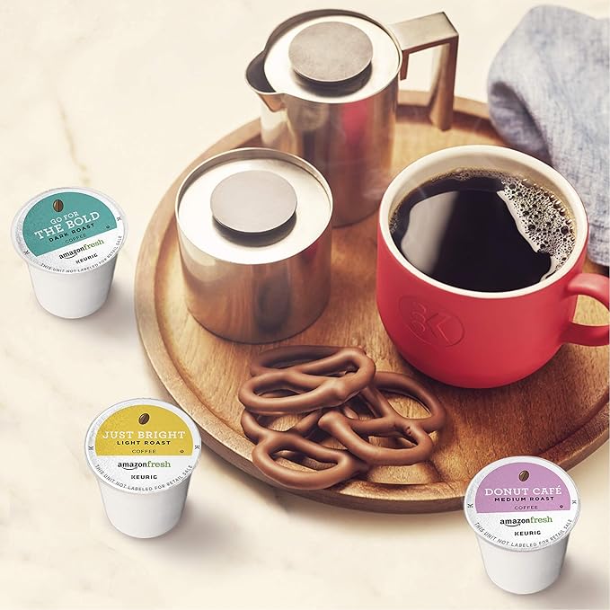 Keurig K-Classic Coffee Maker with AmazonFresh 60 Ct. Coffee Variety Pack 3 Flavors