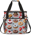 Cake Donut Coffee Maker Travel Bag for Keurig K-Mini/K-Mini Plus Insulated Waterproof Tote with Pockets for K-Cup Portable Single-Serve Brewer Case
