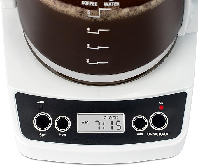 Capresso 5-Cup Mini Drip Coffee Maker White