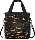 Gothic Bat Coffee Maker Carrying Bag Bright Bat Portable Travel Storage Tote Bag Compatible with K-Mini or K-Mini Plus Single Serve Coffee Brewer Carrying Case with Multiple Pockets &amp Shoulder S