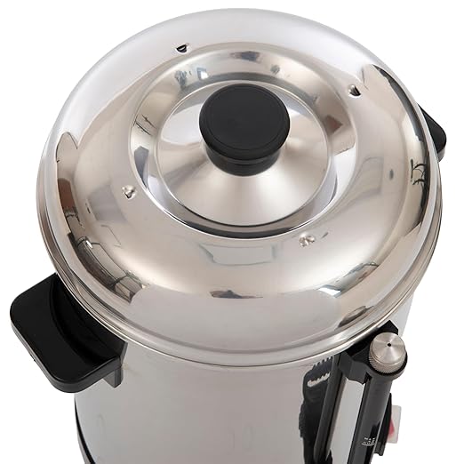FSE CP-40 Stainless Steel Coffee Percolator Brewer Urn 40 Cup Capacity