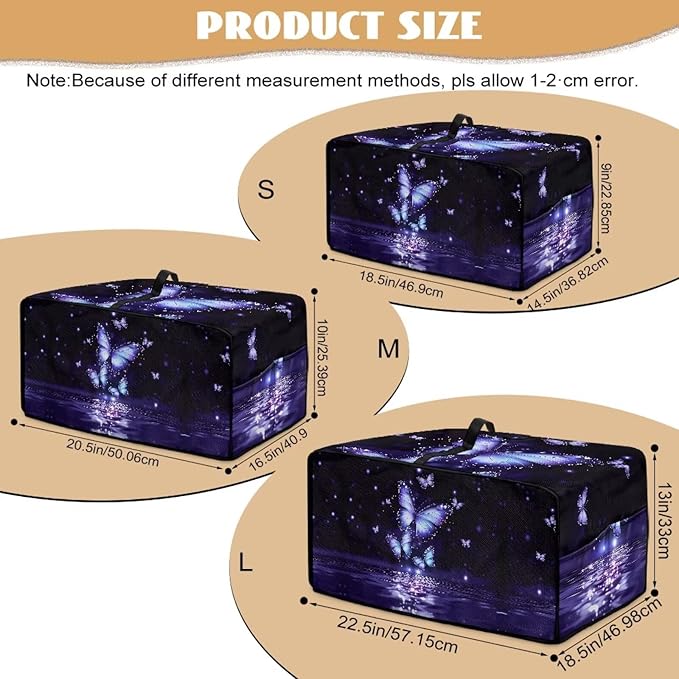 Convection Toaster Oven Cover with Storage Pockets Fits Machines Up to 18.5x14.5x9 Convection Toaster Oven Covers for Family Kitchen Essential Butterfly Lake