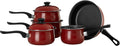 Premier Housewares Cookware Set - 5 -Piece - Red
