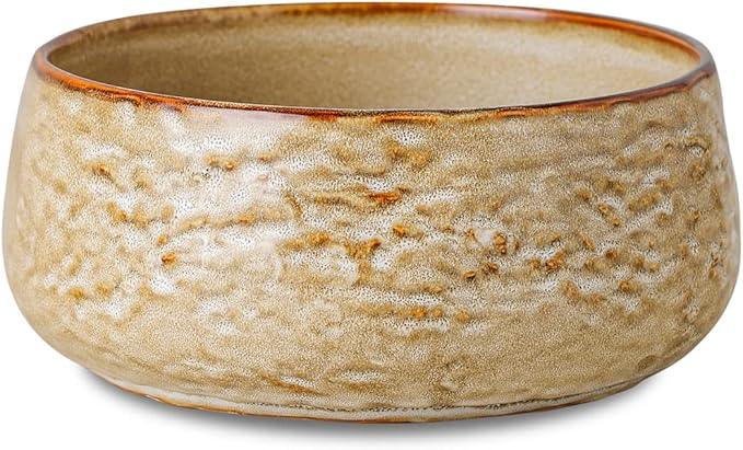 Stone by Mercer Project SHOSAI 16-Piece Stoneware Dinnerware Set Plates and Bowls Set Modern Dishware set fo 4 Sand