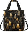 Trees Themed Coffee Maker Travel Bag for Keurig K-Mini/K-Mini Plus Insulated Waterproof Tote with Pockets for K-Cup Portable Single-Serve Brewer Case