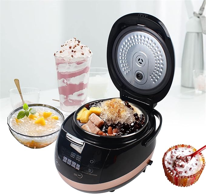 5L 860W Maker Pearl Cooking Machine Automatic Pearl Pot Commercial Cooker Suitable For Restaurants Milk Tea Stores Boil Sago|Boba Tea|Bubble Tea|Milk Tea